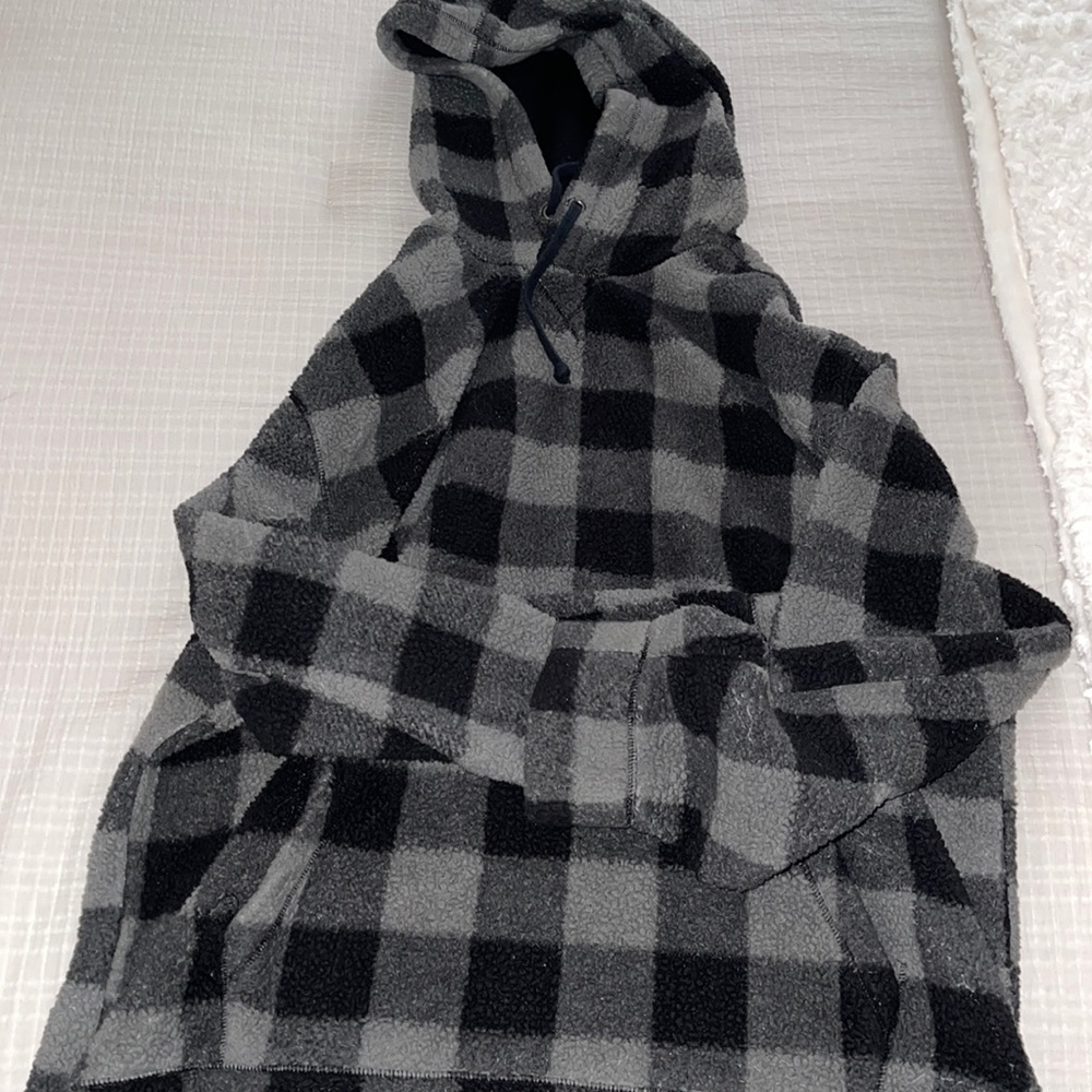 Express fuzzy sweatshirt